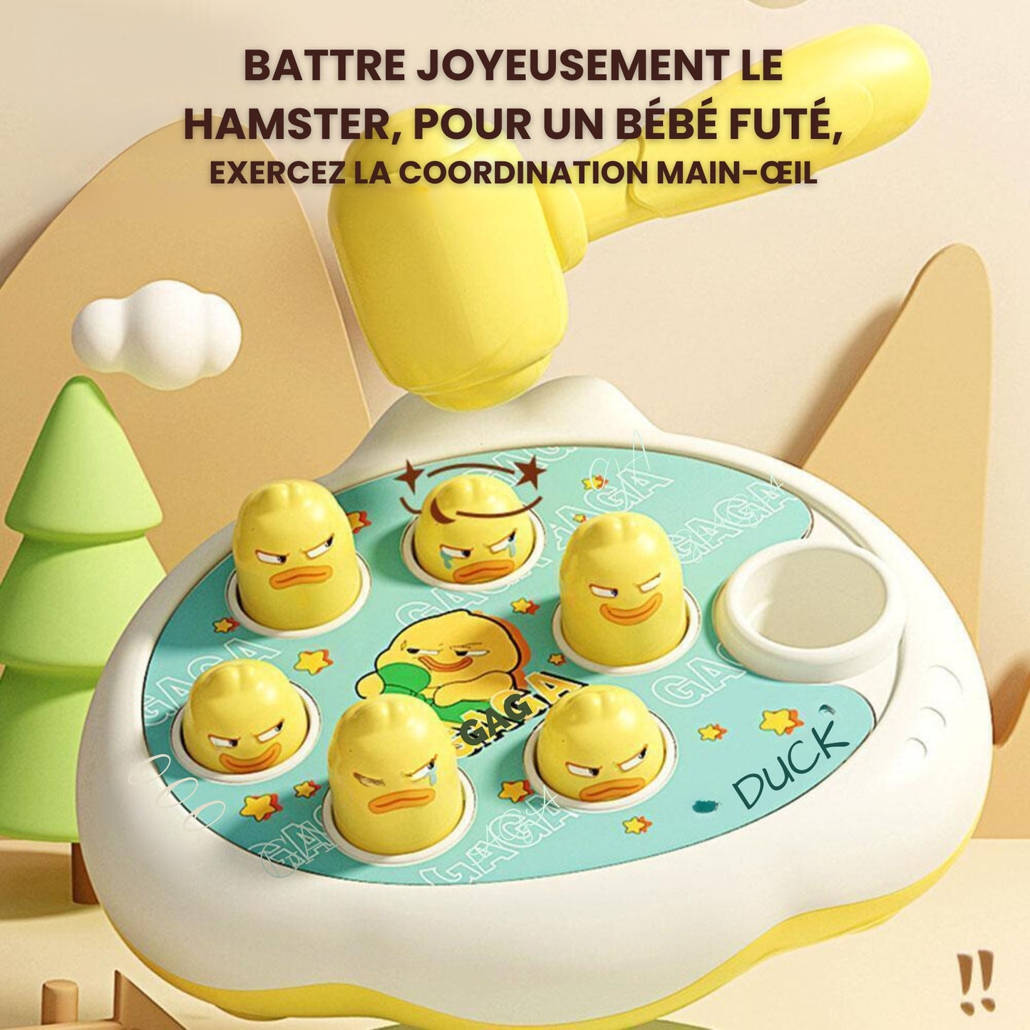 Taupi'Toc - L'Ami Rigolo des Réflexes Éclairs 🐹🔨
