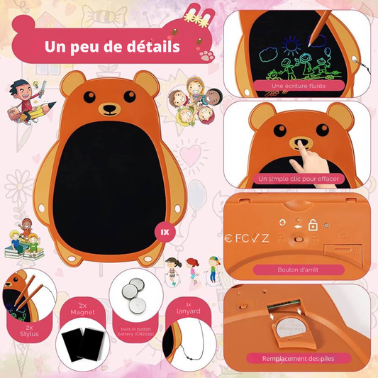 Tablette de Dessin Animalière Magique pour Enfants