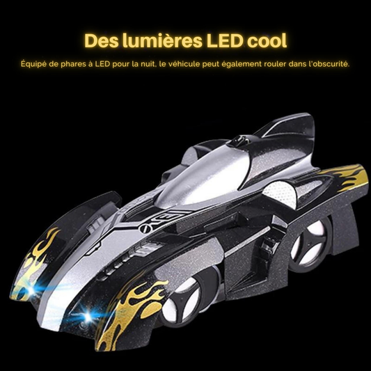 Gravity-Defier: La Voiture Télécommandée Anti-Gravité – L'Aventure Murale
