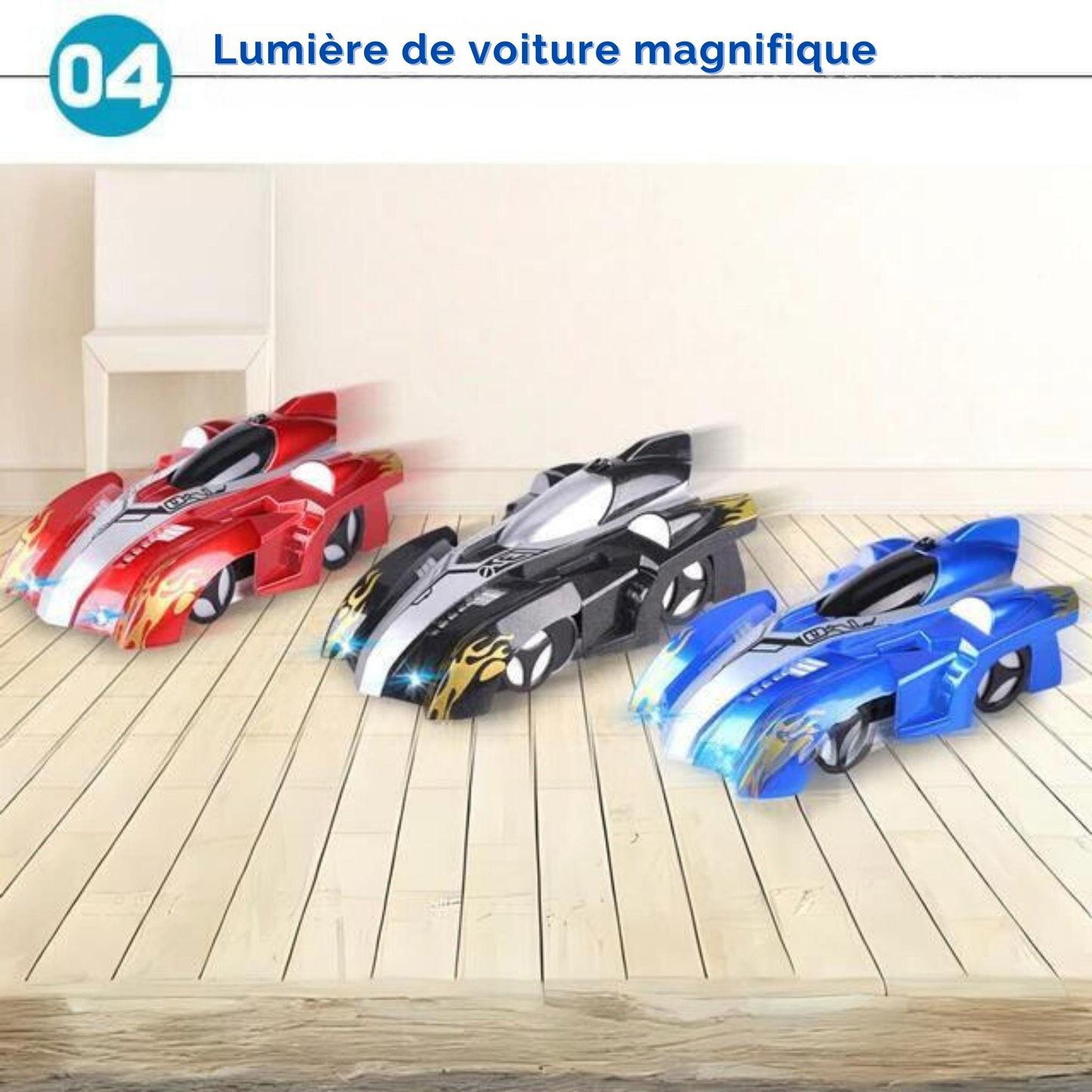 Gravity-Defier: La Voiture Télécommandée Anti-Gravité – L'Aventure Murale