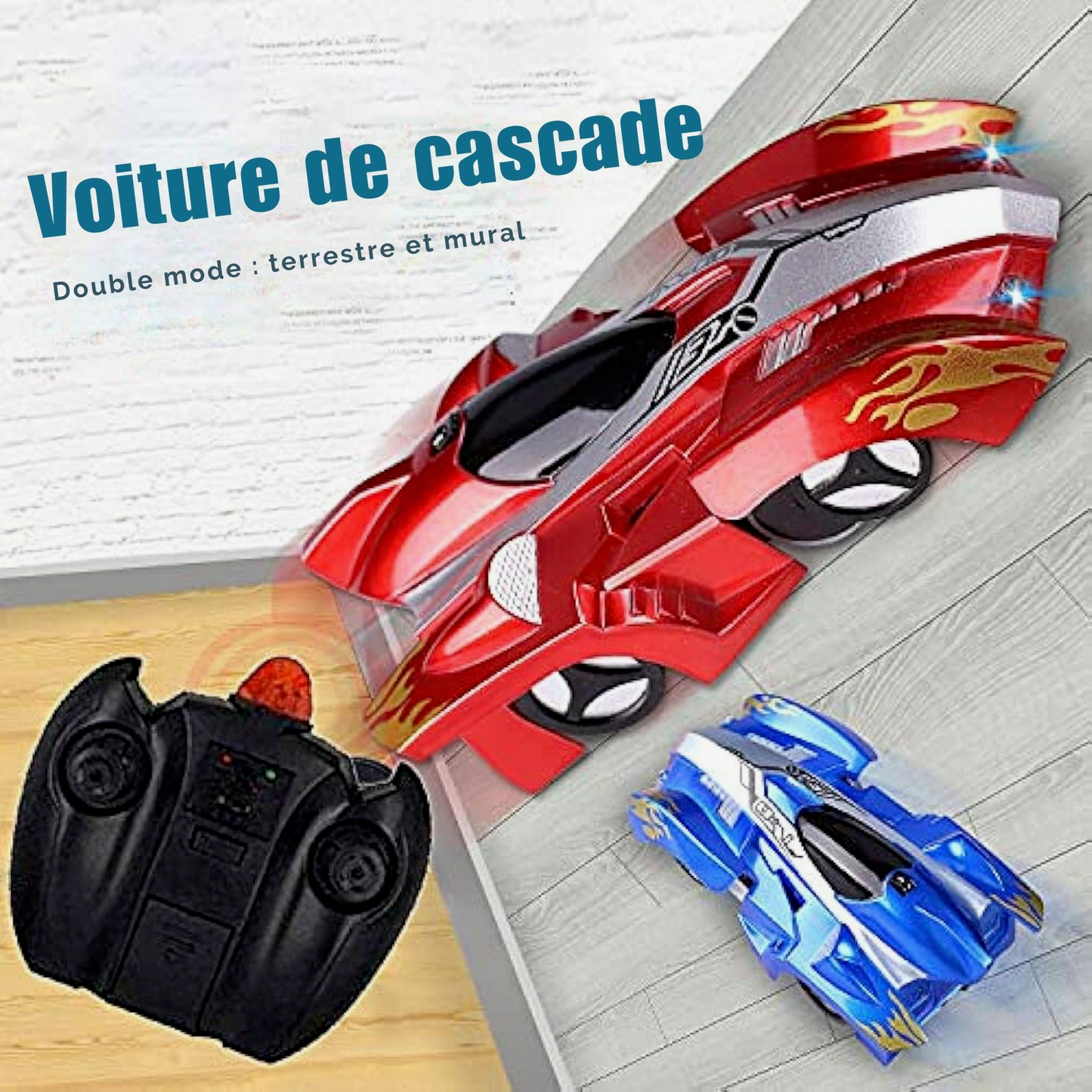 Gravity-Defier: La Voiture Télécommandée Anti-Gravité – L'Aventure Murale