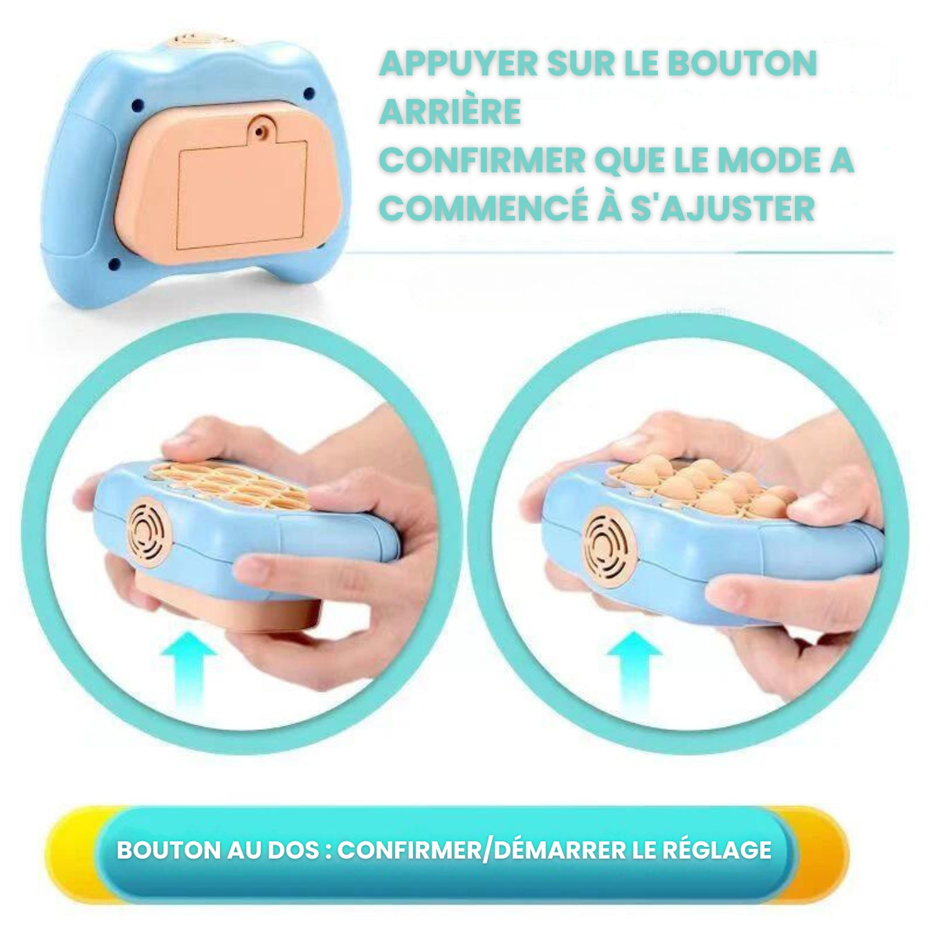 Console de Jeu QuickPush - Amusement Éducatif pour Enfants