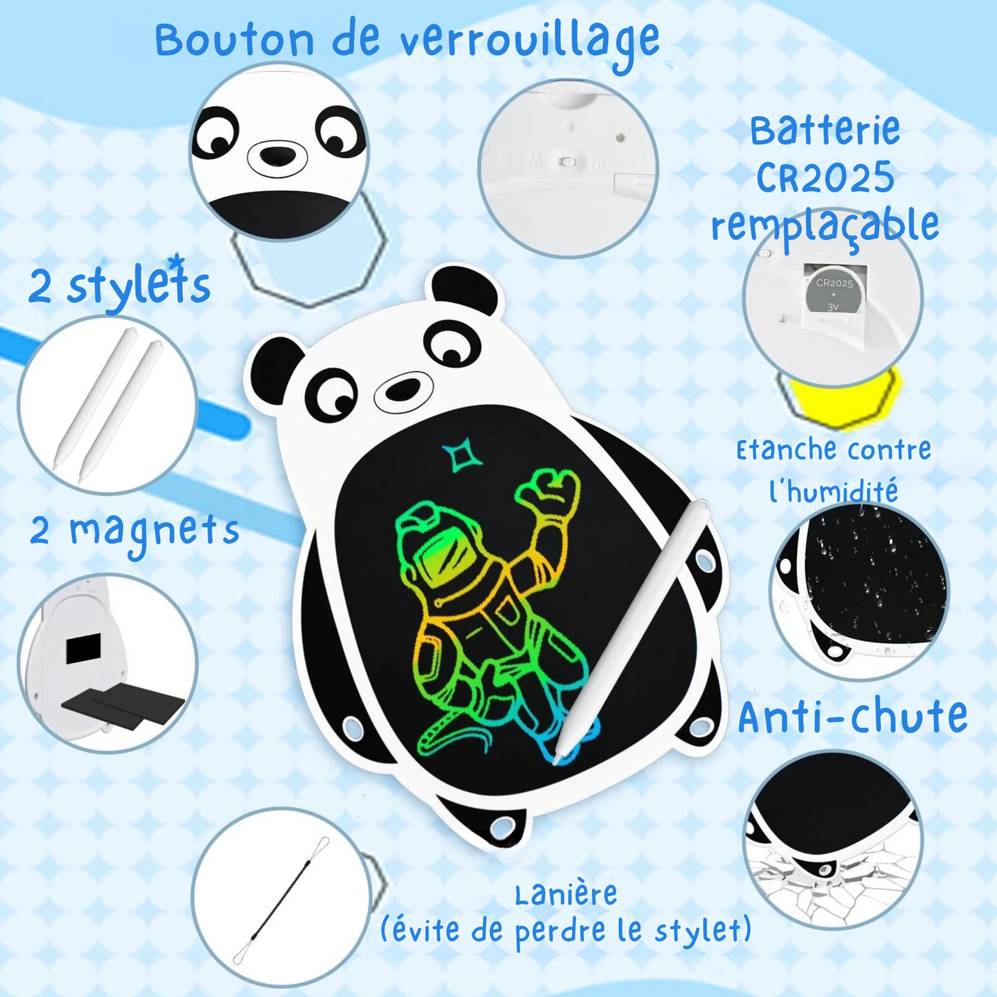 Tablette de Dessin Animalière Magique pour Enfants