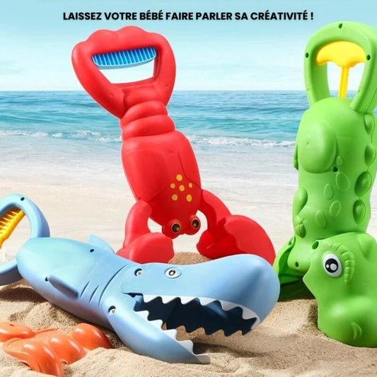Kit de Jouets de Plage Montessori et Grabber pour Enfants