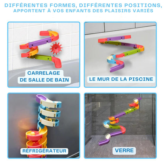 Jouet de bain Montessori toboggan de canard - Plaisir et Éveil pour les Tout-Petits
