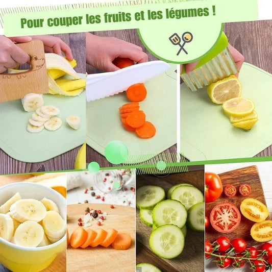 Set d’Ustensiles de Cuisine Montessori pour Enfants
