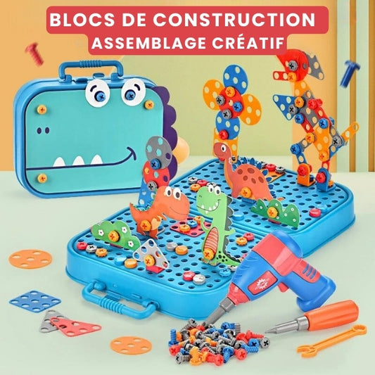 Boîte à 211 Outils Électrique Montessori - Éveil Créatif et Construction