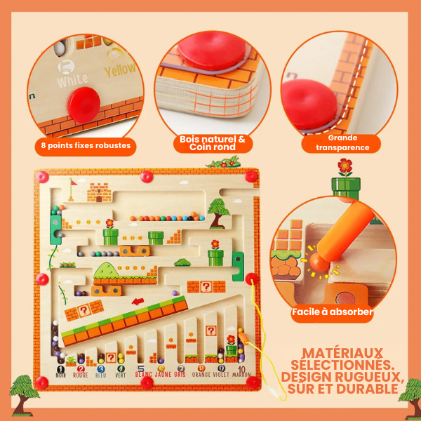 Labylabyrinthe Magnéti'Quizz 🧲 - Le Chemin Ludique vers l'Apprentissage