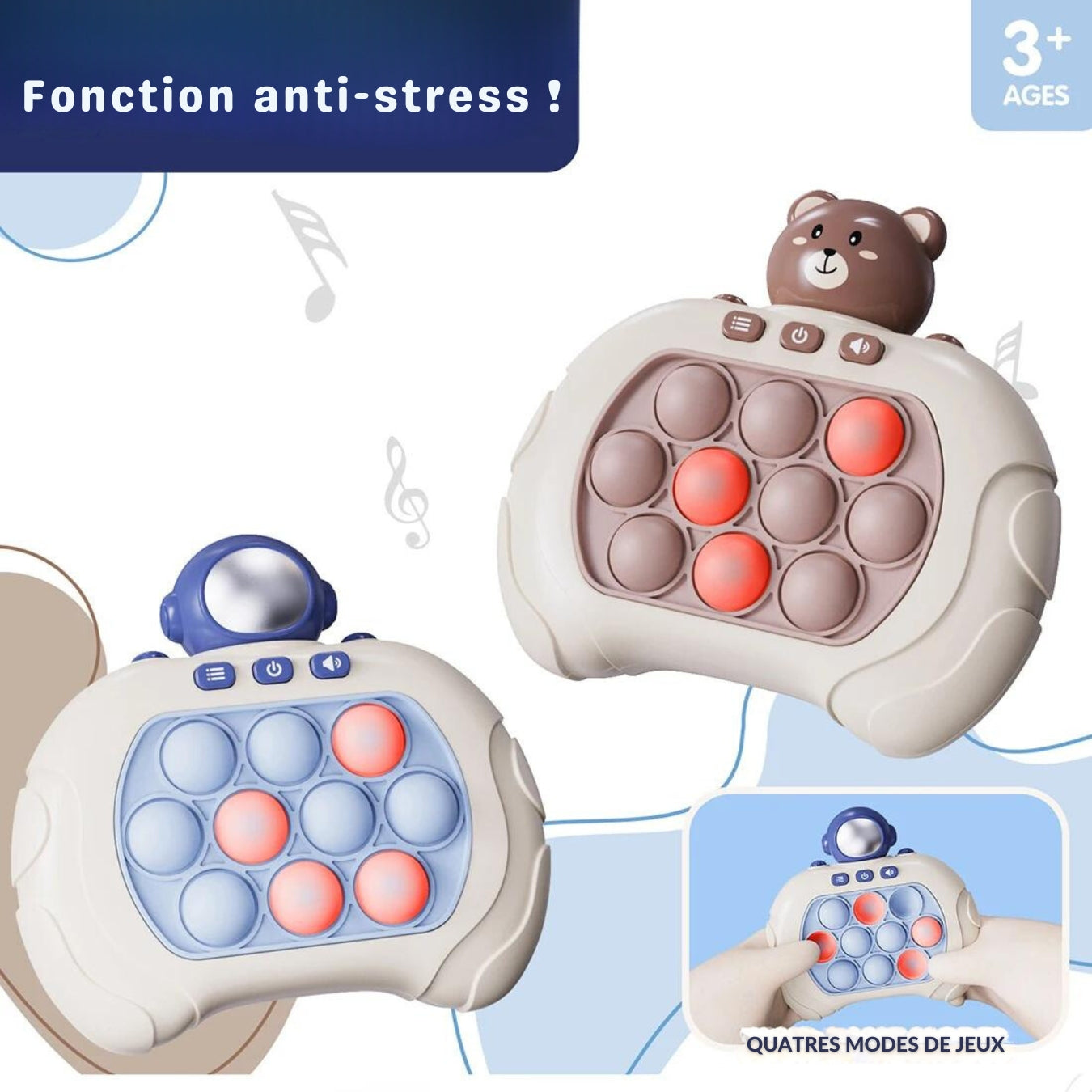 Console de Jeu QuickPush - Amusement Éducatif pour Enfants