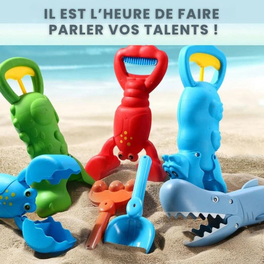 Kit de Jouets de Plage Montessori et Grabber pour Enfants