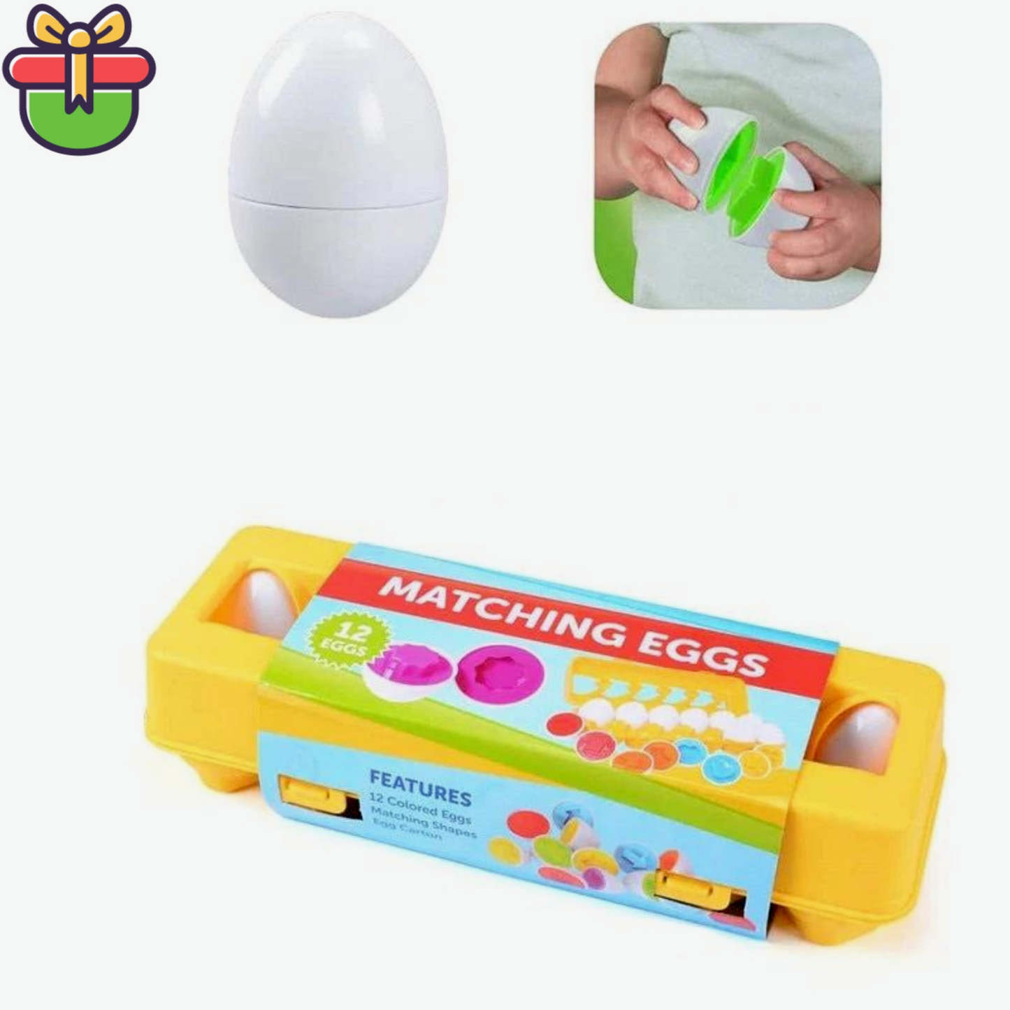 Boîte à Œufs d'Apprentissage Montessori - Oeuf'Éducatifs