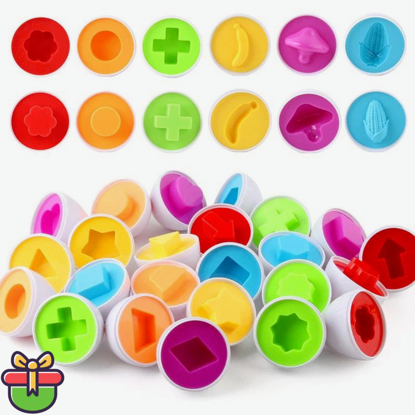 Boîte à Œufs d'Apprentissage Montessori - Oeuf'Éducatifs