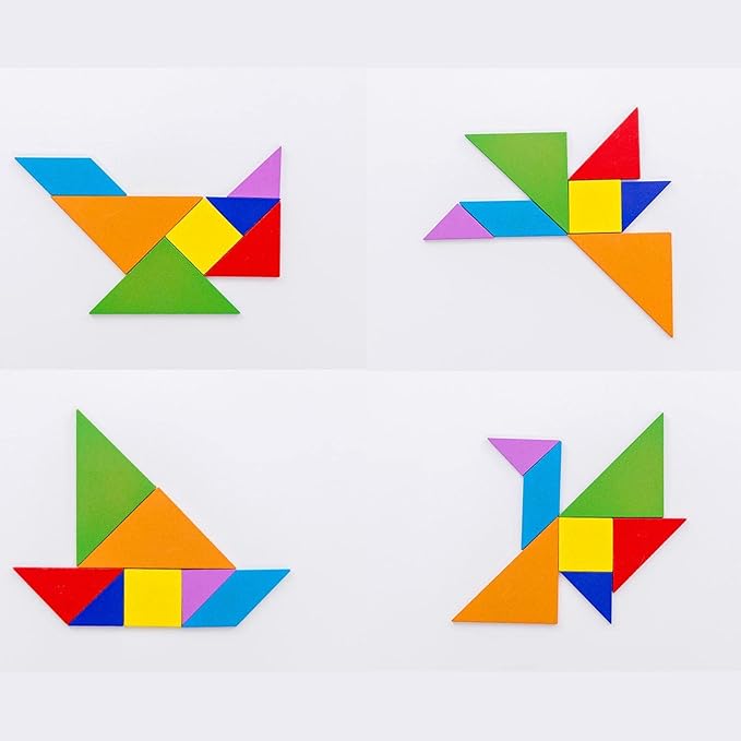 Jeux Montessori colorés en Bois - Jouets Éducatifs pour Enfants