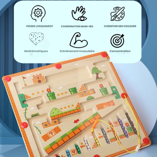Labylabyrinthe Magnéti'Quizz 🧲 - Le Chemin Ludique vers l'Apprentissage