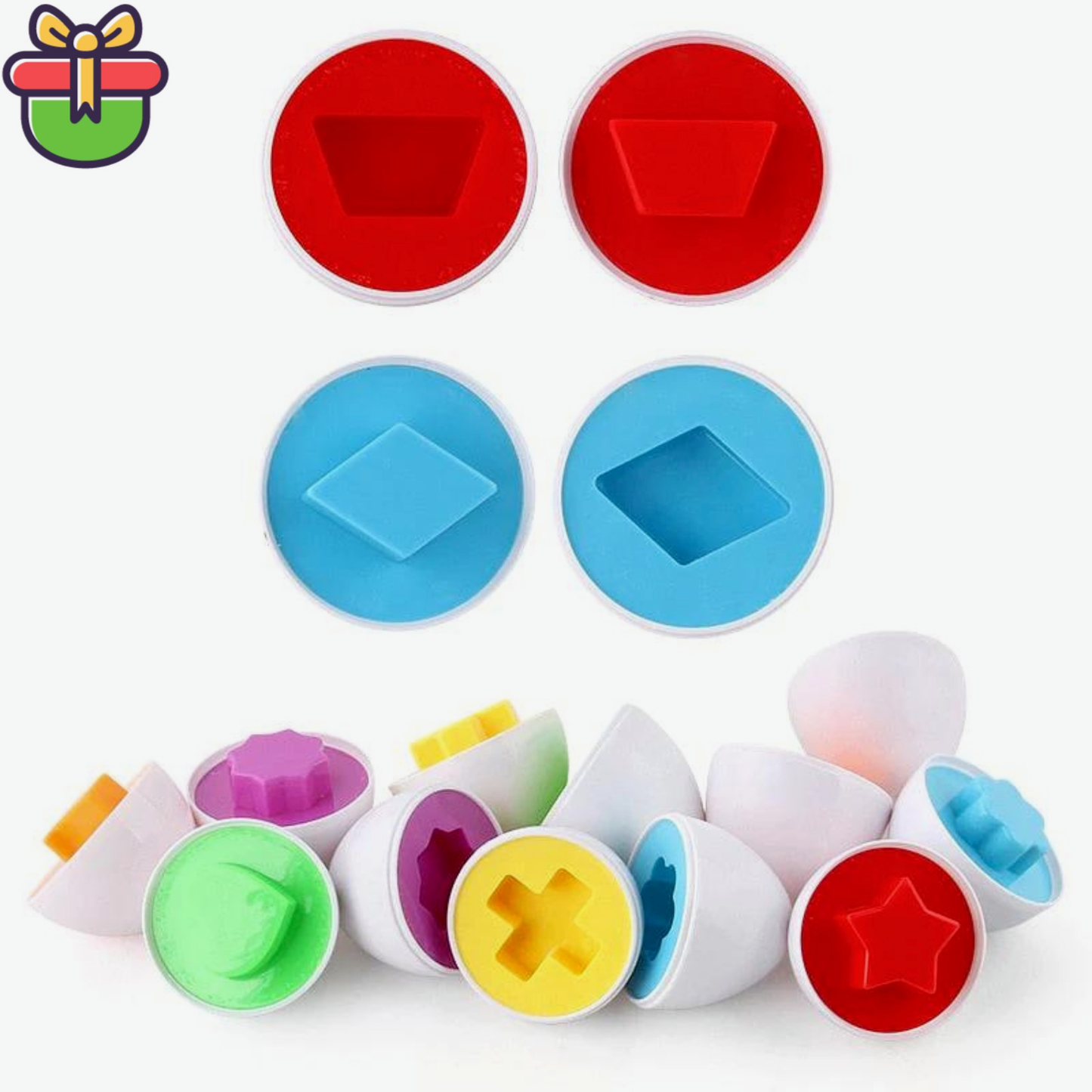 Boîte à Œufs d'Apprentissage Montessori - Oeuf'Éducatifs