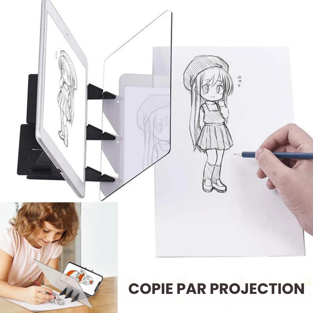 Miroir de Projection Artistique : Dessinez Facilement Vos Créations