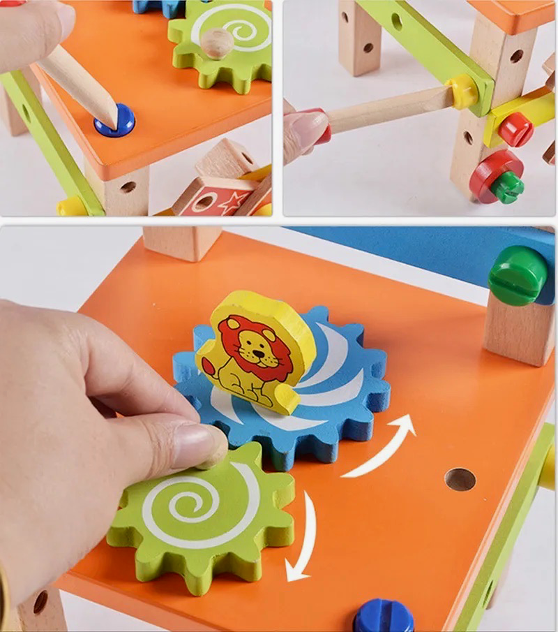 Chaise Montessori BricoKid - Jeu Éducatif et Créatif pour Enfants, 34 Pièces
