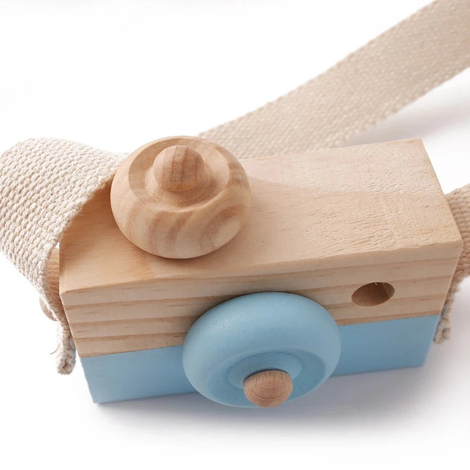 Appareil Photo Montessori en Bois pour Enfants - Éveil Créatif