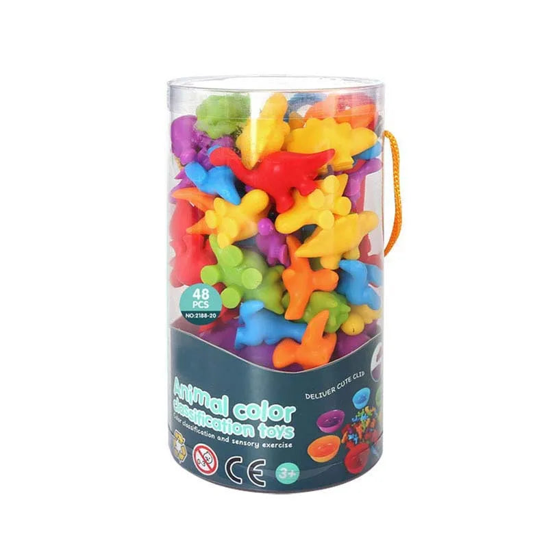 Kit de Tri Montessori Arc-en-Ciel - Éveil Ludique avec Gobelets