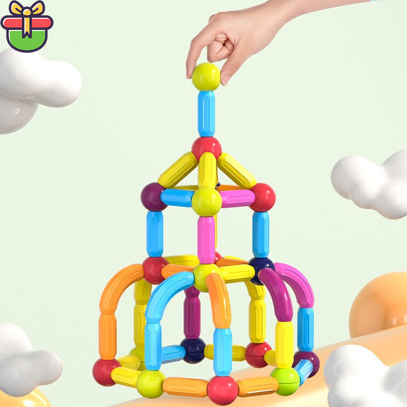 BLOC DE CONSTRUCTION MAGNÉTIQUE MONTESSORI