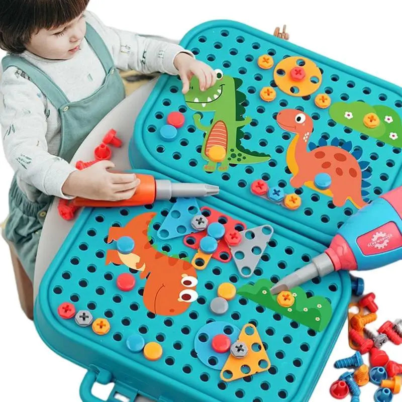 Boîte à 211 Outils Électrique Montessori - Éveil Créatif et Construction