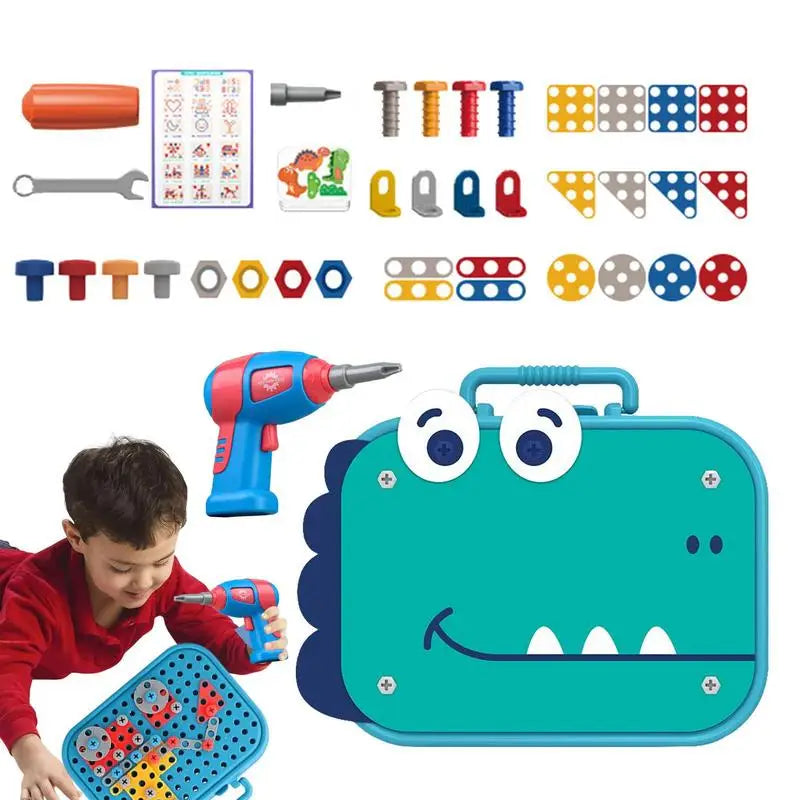 Boîte à 211 Outils Électrique Montessori - Éveil Créatif et Construction