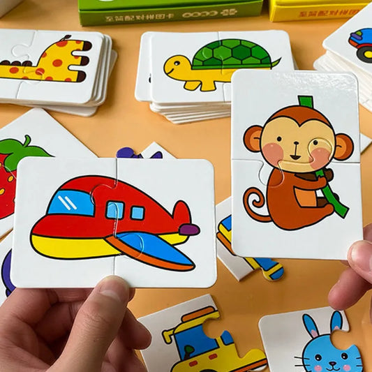 Jeu de Cartes Éducatives "Explorateurs Curieux" : Animaux, Fruits & Plus 🌍🐘🍎