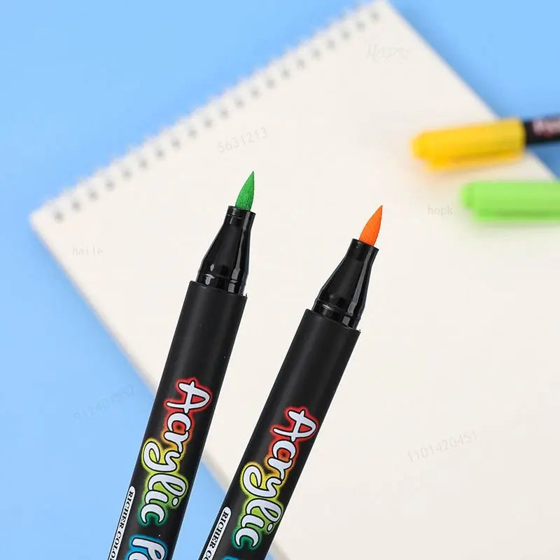 Kit de feutres Acryliques de Précisions - Couleurs Vibrantes et Résistantes