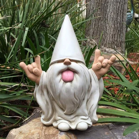 Nain de Jardin Magicien Blanc