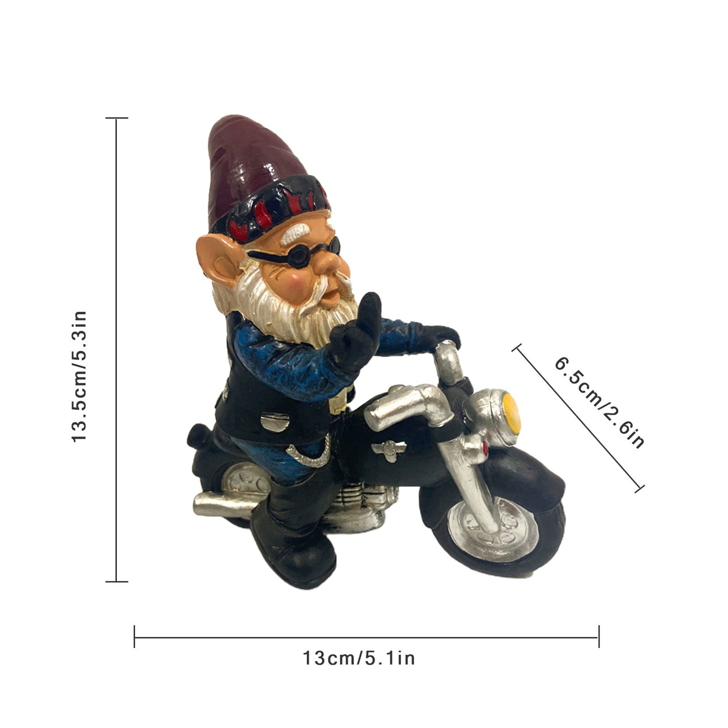 Nain de Jardin Motard