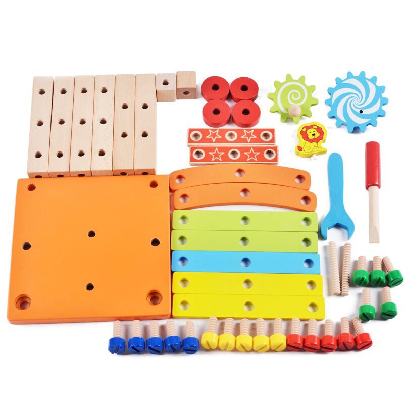 Chaise Montessori BricoKid - Jeu Éducatif et Créatif pour Enfants, 34 Pièces