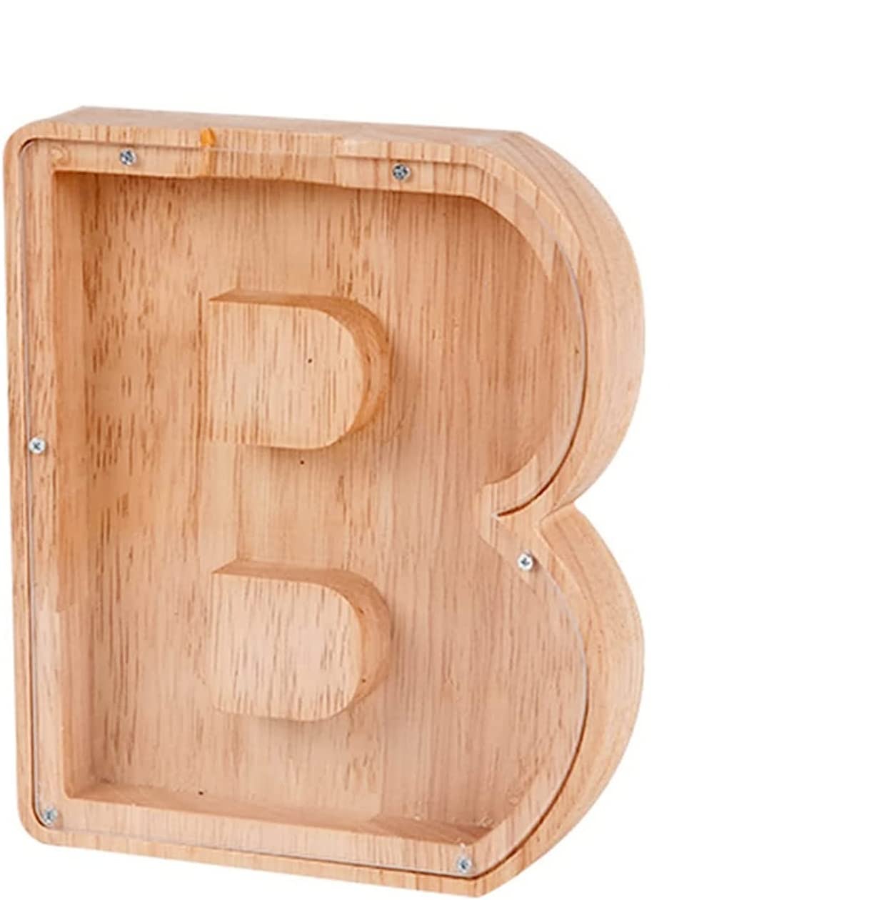 Tirelire en bois Lettre