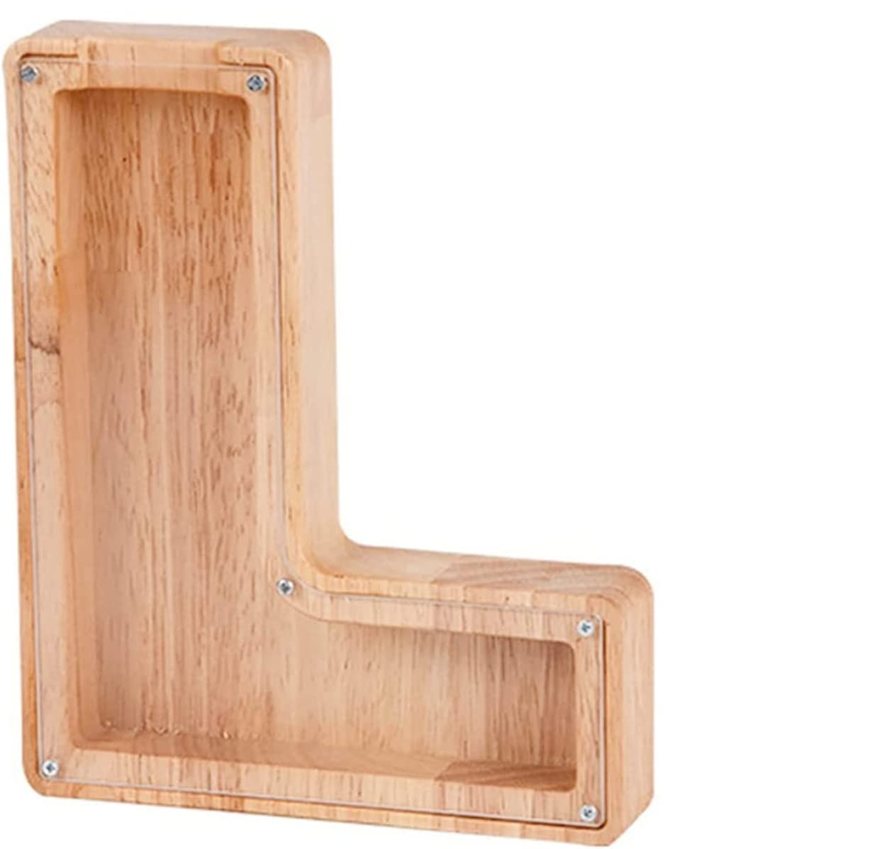 Tirelire en bois Lettre