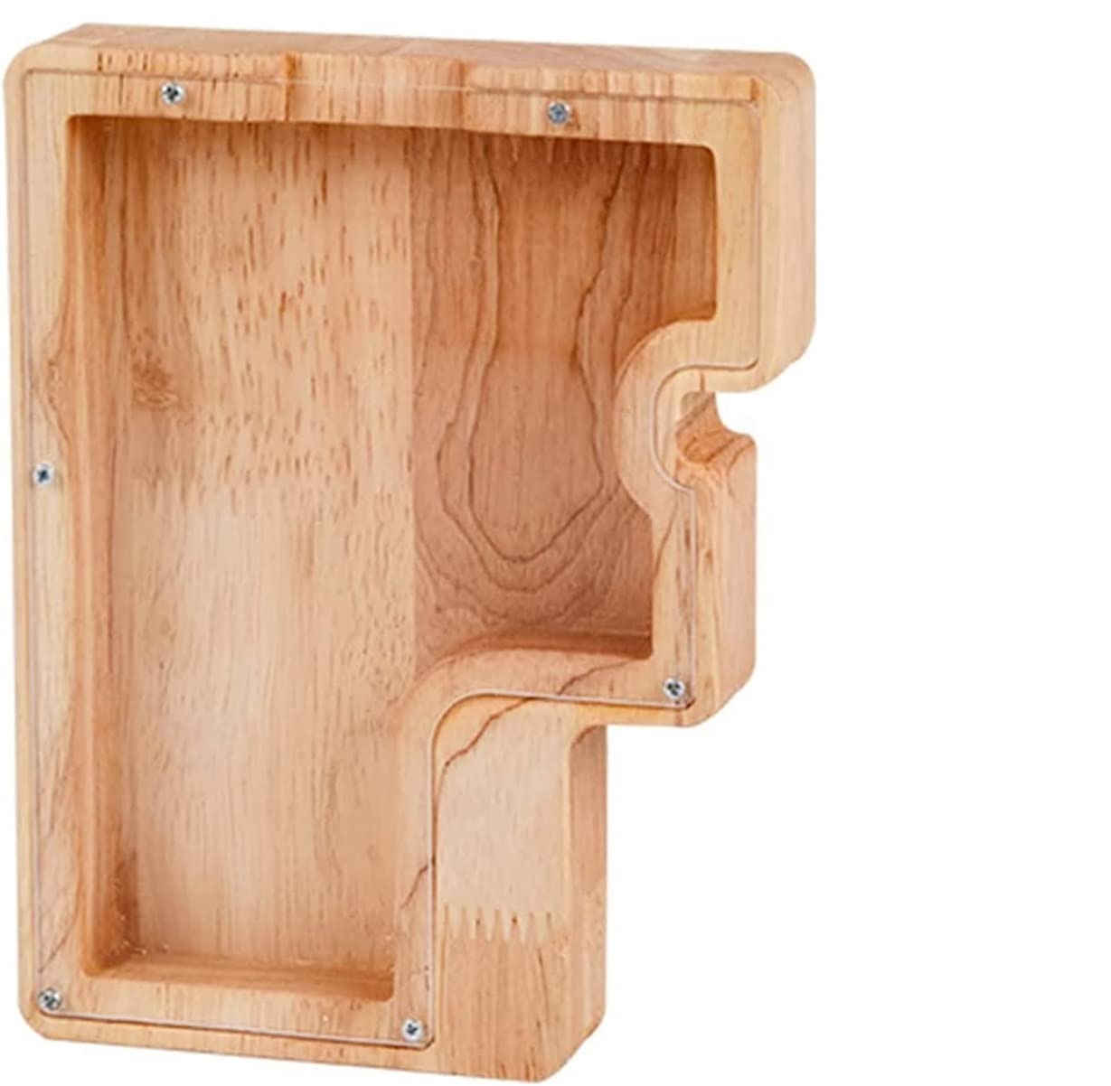 Tirelire en bois Lettre