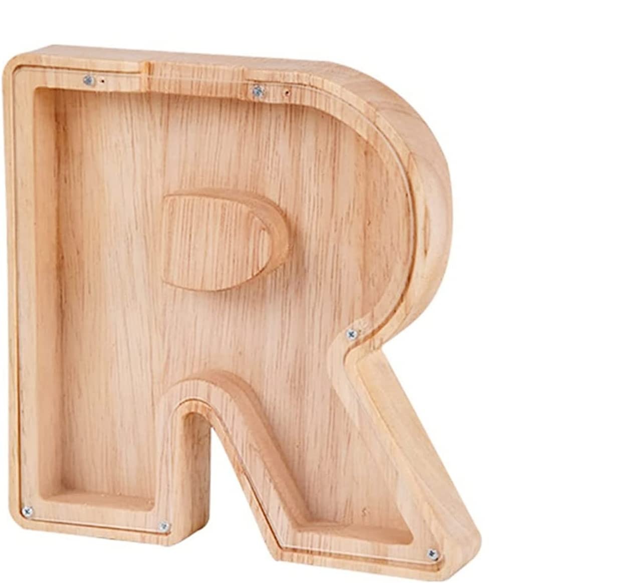 Tirelire en bois Lettre