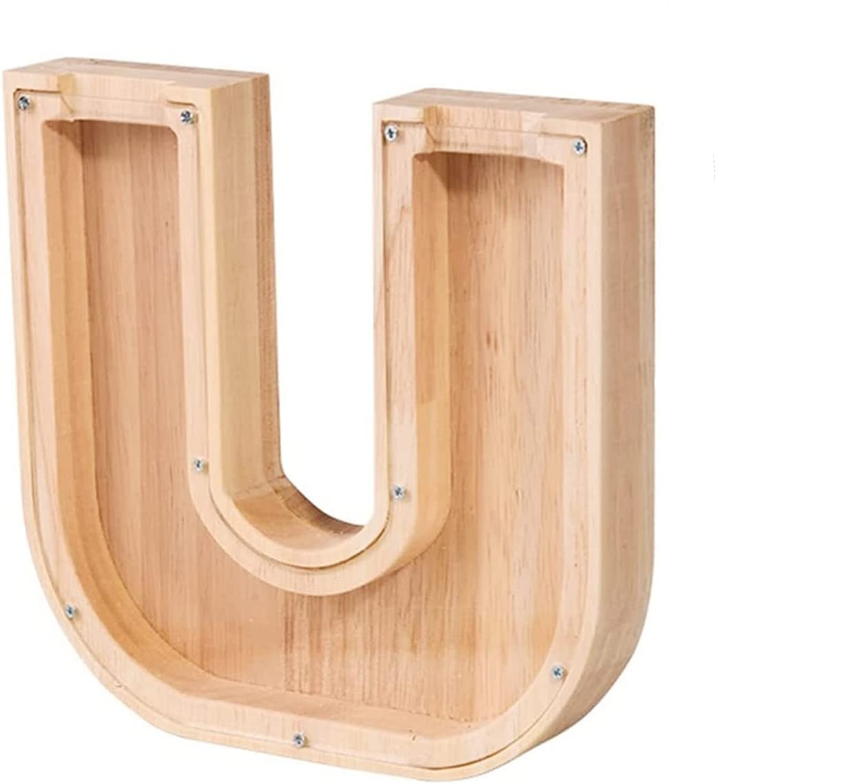 Tirelire en bois Lettre