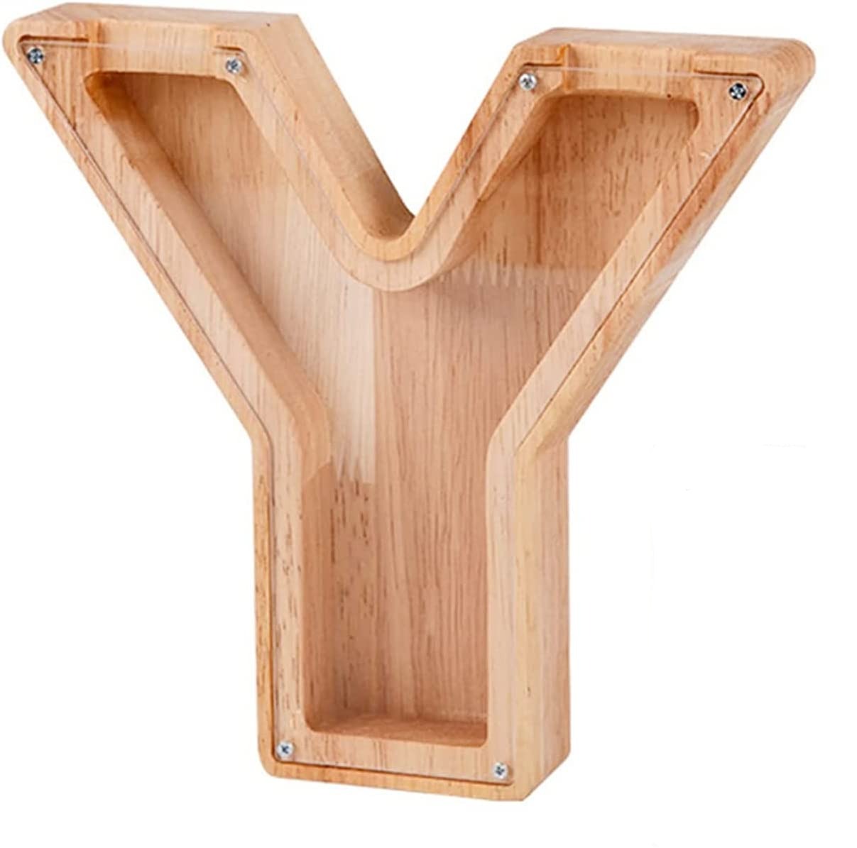 Tirelire en bois Lettre