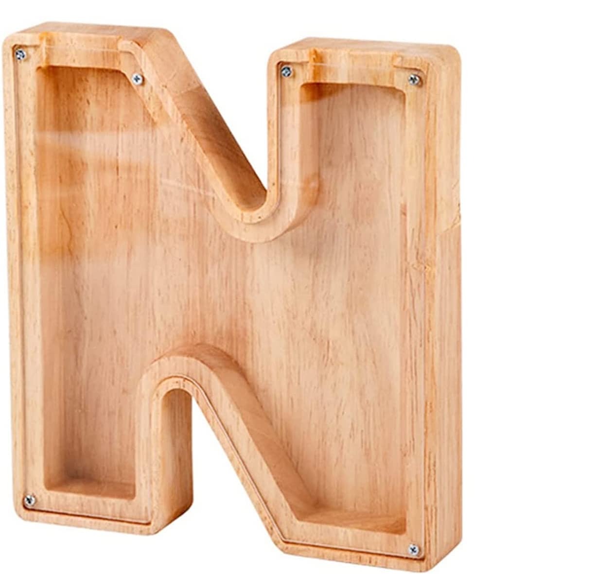 Tirelire en bois Lettre