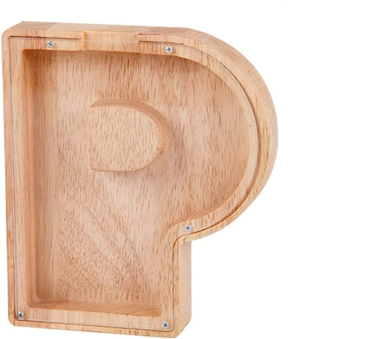 Tirelire en bois Lettre