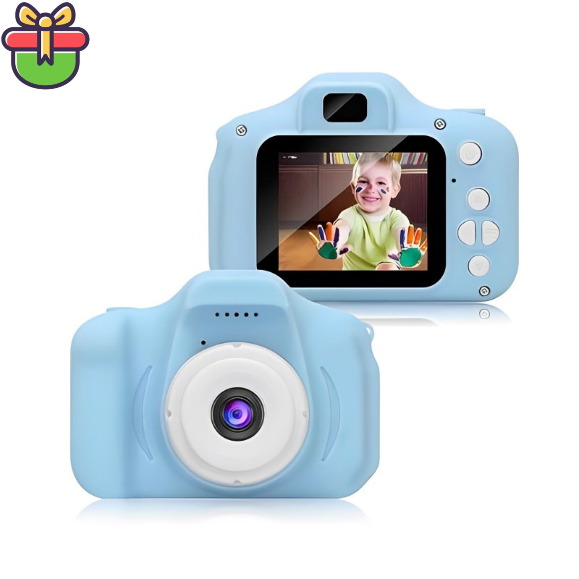 Noir avec carte TF 32 Go-Caméscope vidéo pour enfants et adolescents,  appareil photo numérique, anti-tremblem