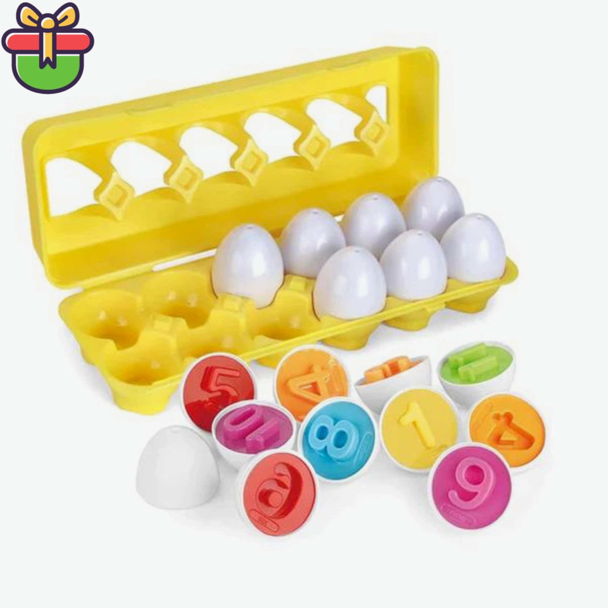 Oeufs plastique montessori - Montessori